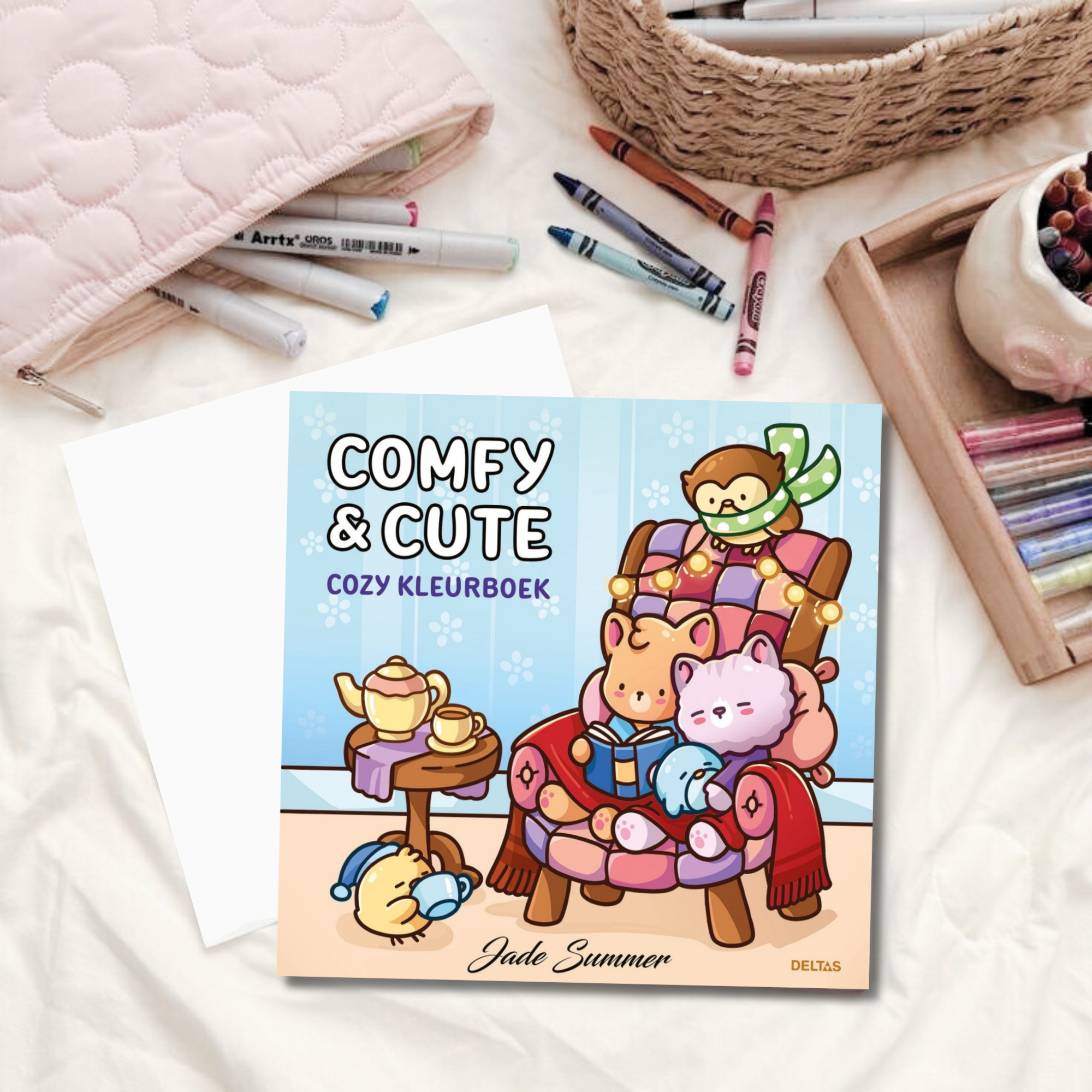 Cozy kleurboek comfy & cute
